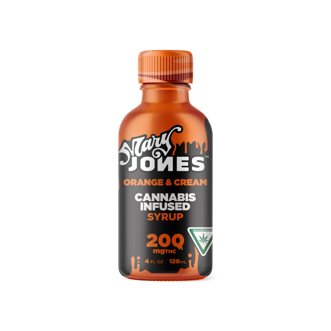 Photograph of product: Mary Jones | Orange & Cream Infused Syrup | 200mg