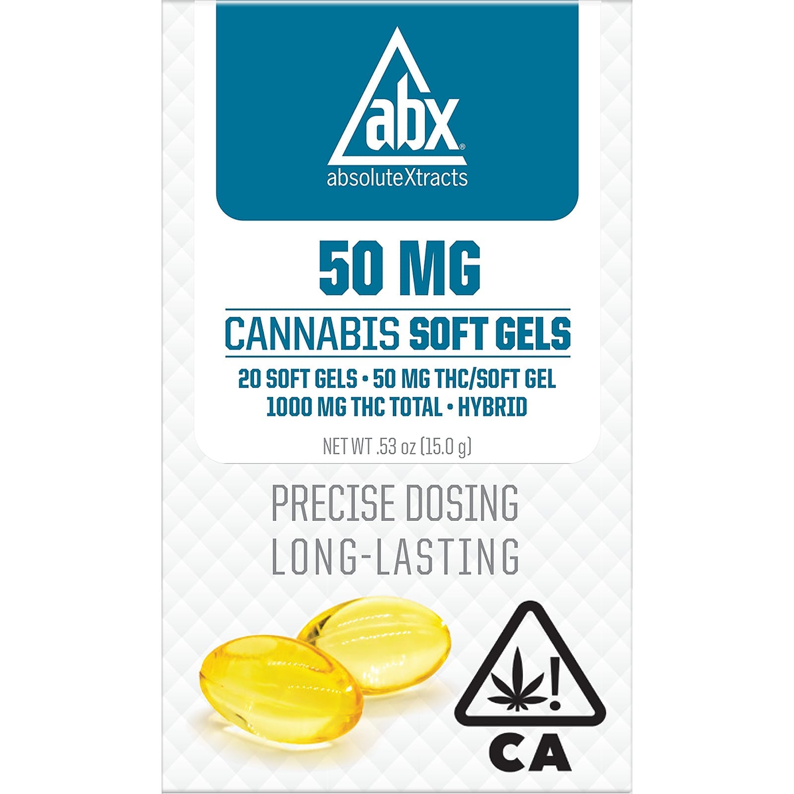 Photograph of product: ABX - Soft Gels TH-oui (50mg) 20 caps