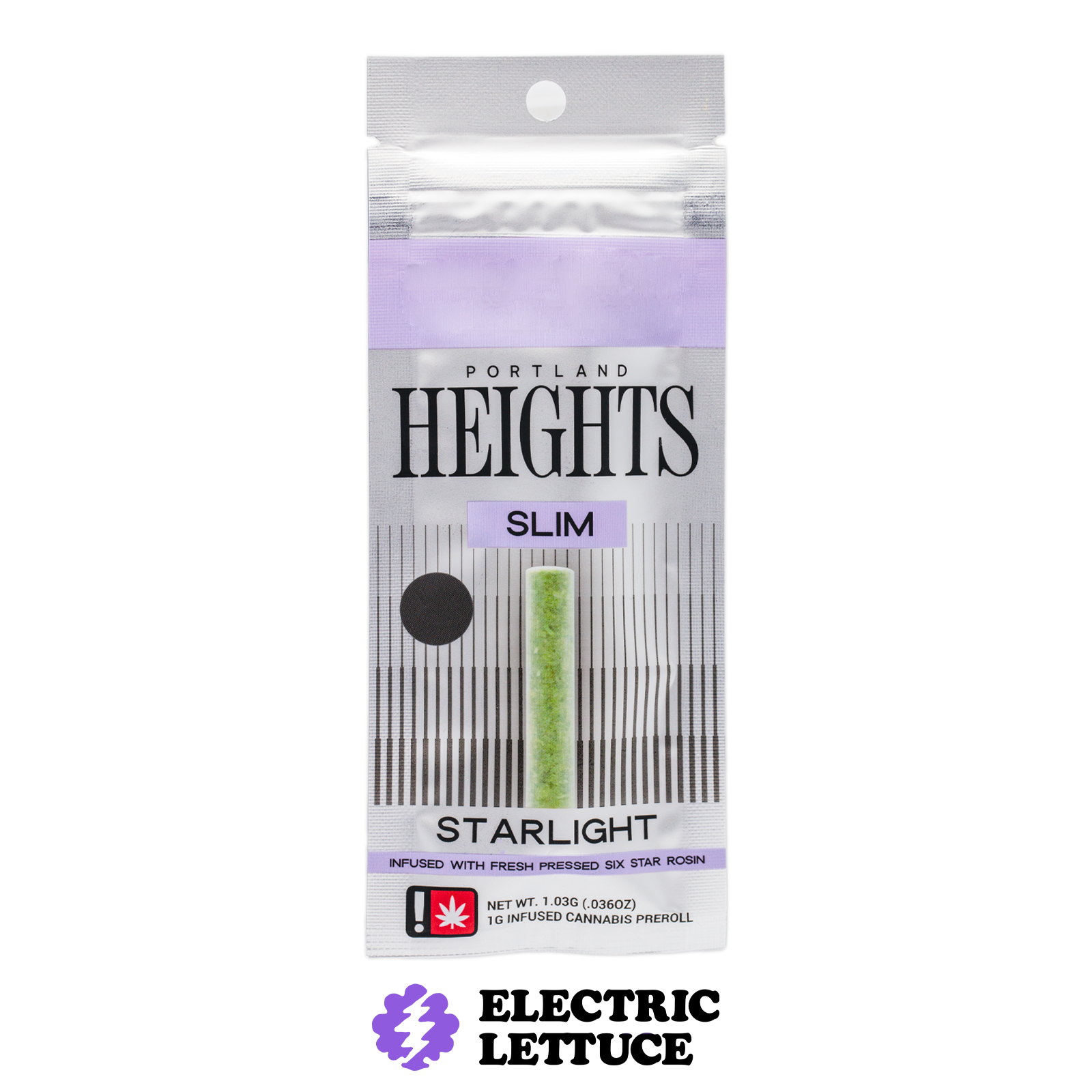 Photograph of product: Portland Heights Cool Breeze Starlight Infused Slims 1g