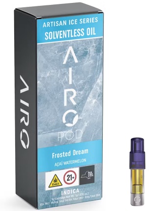 Photograph of product: Airo Frosted Dream 1g Cartridge