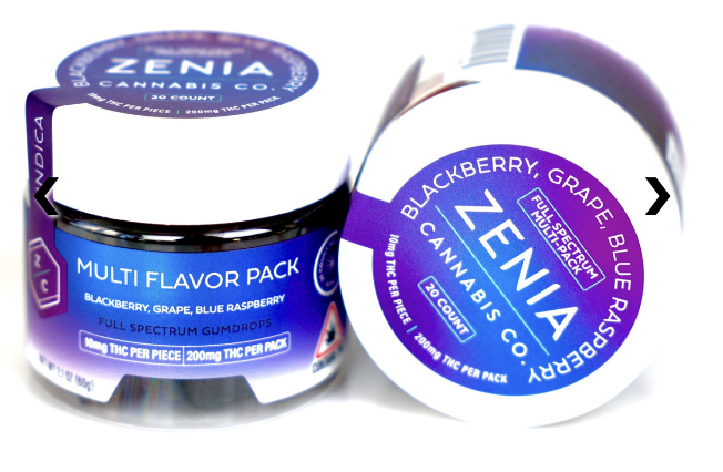 Photograph of product: Oui'd Gumdrops (Blackberry, Grape, Blue Raspberry) 200MG