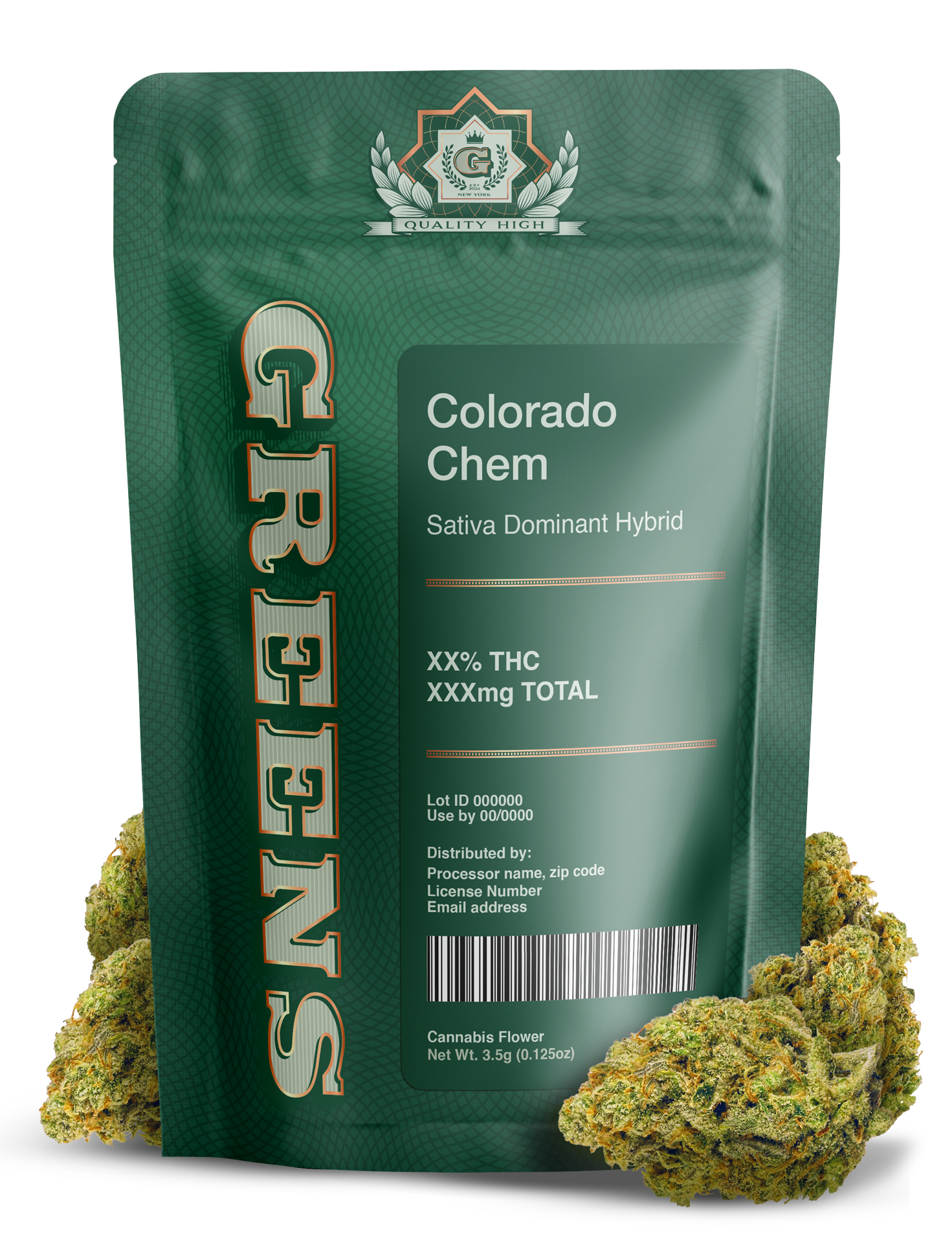 Photograph of product: Colorado Chem | Flower - 3.5g