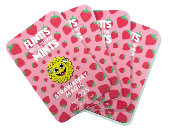 Photograph of product: Flintts - Strawberry Magic I F-225 - 30 tabs