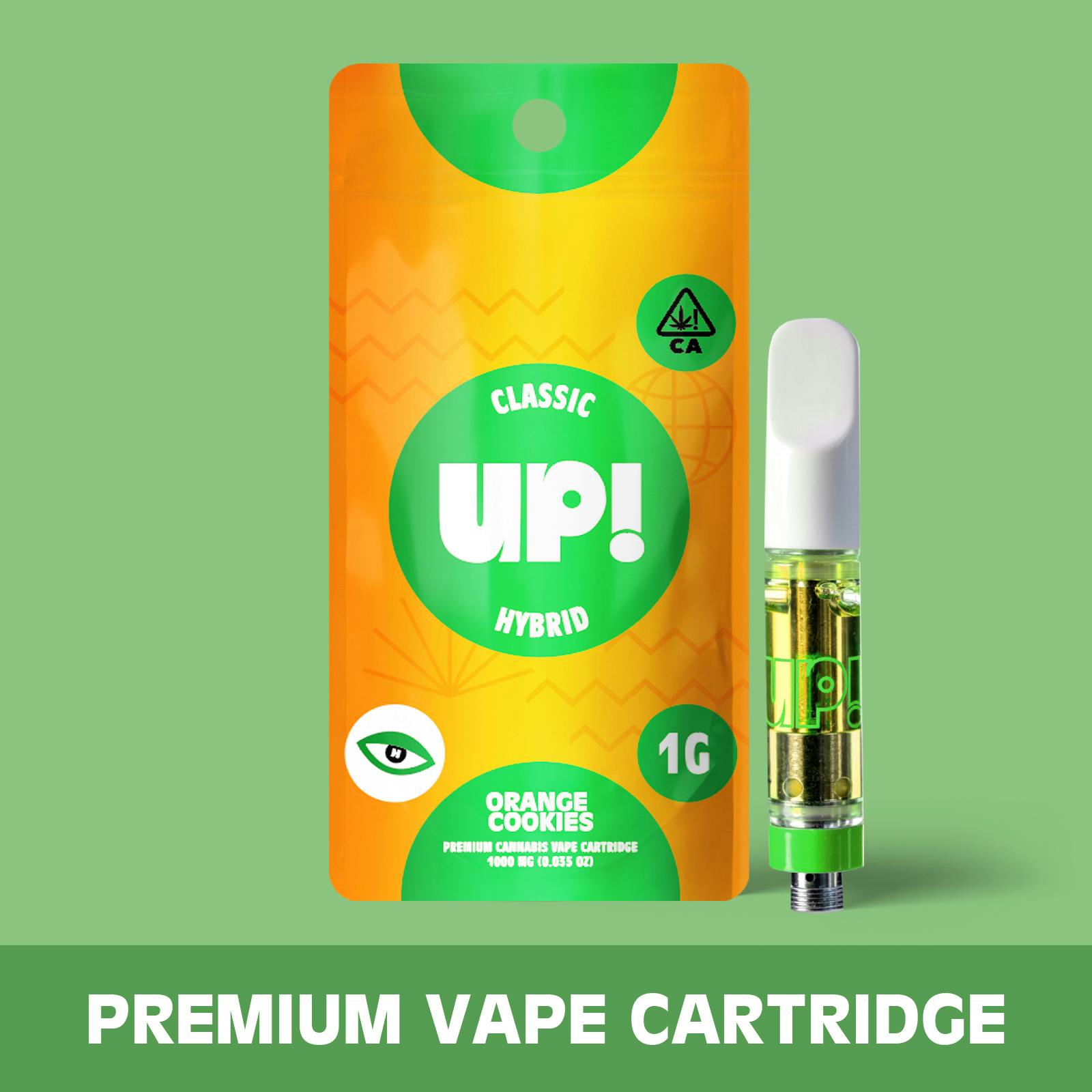 Photograph of product: UP! - Orange Cookies (Hybrid) Live Resin Pod