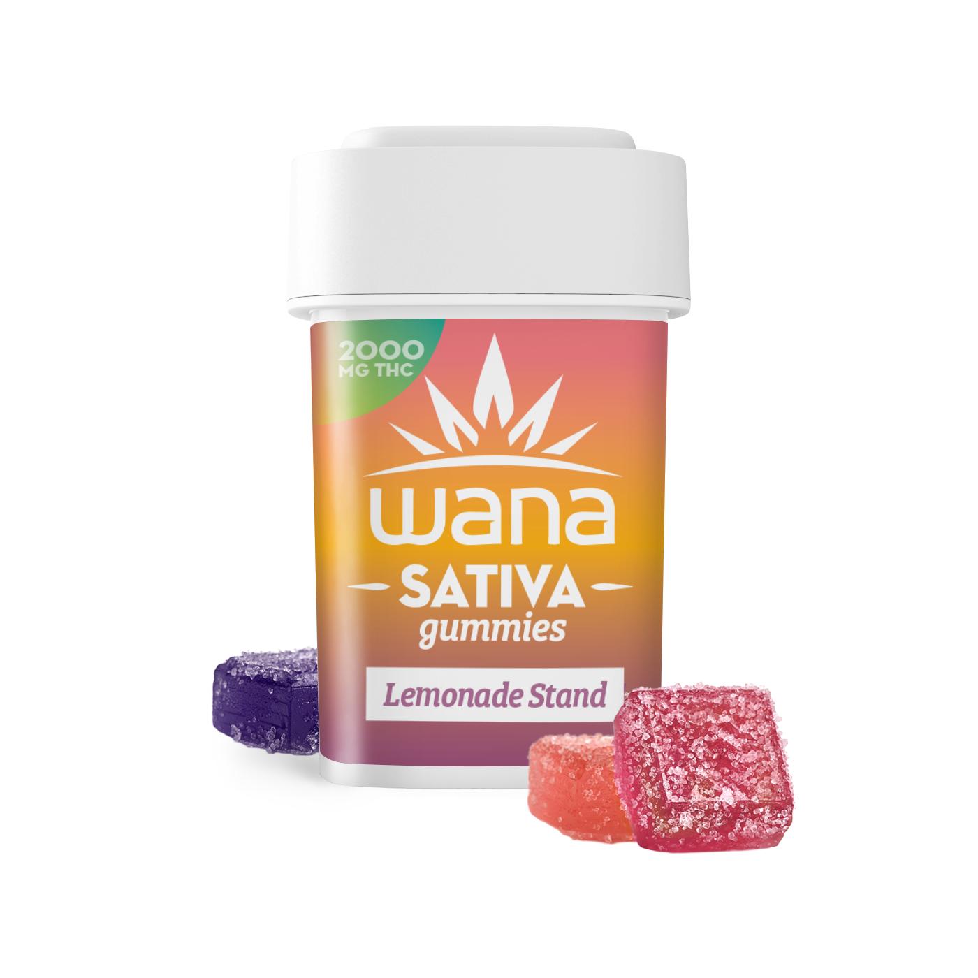 Photograph of product: Medical Wana Lemonade Stand Hybrid High Dose Gummies, 2000mg