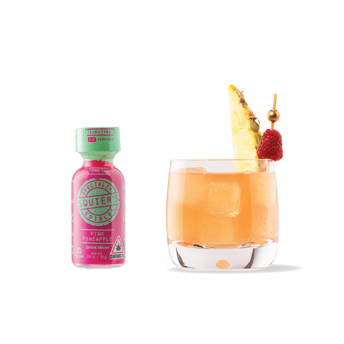Photograph of product: Squier's au chocolat Rosin Mixer Pink Pineapple 10 MG