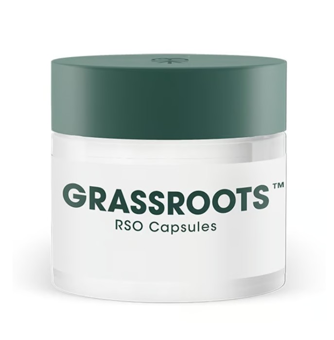 Photograph of product: Gahlic Cooks RSO Capsules 50mg/10pk (500 MG)