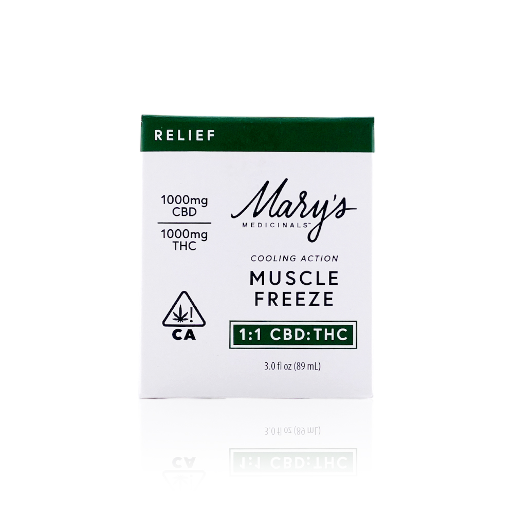 Photograph of product: MARYS MEDICINAL - TOPICAL (MUSCLE FREEZE) 3OZ - CBD TH-oui - RELIEF