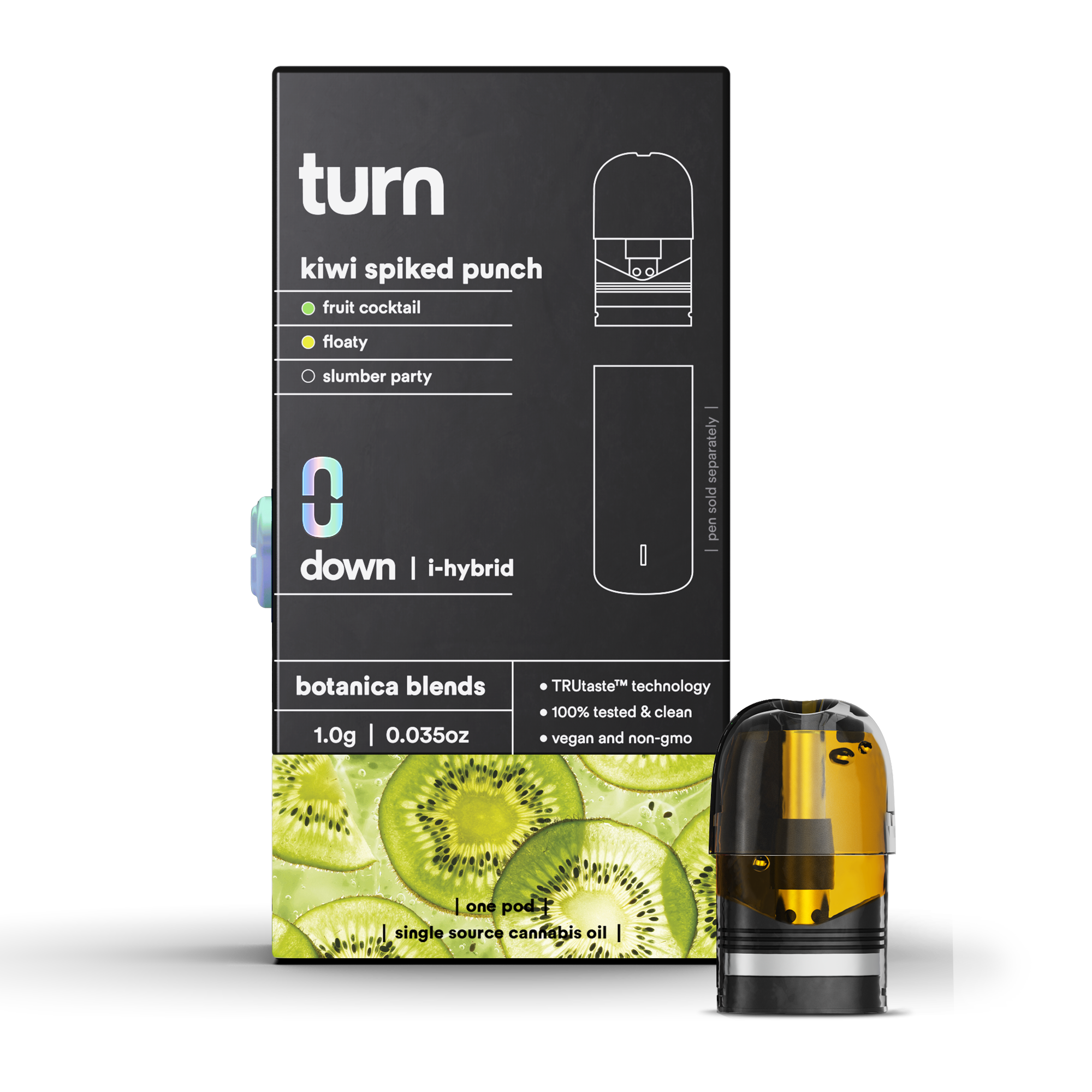 Photograph of product: Kiwi Spiked Punch Botanical Blends Pod
