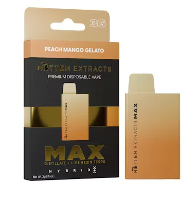 Photograph of product: Mitten Extracts | Peach Mango Gelato (MAX) Disposable Vape