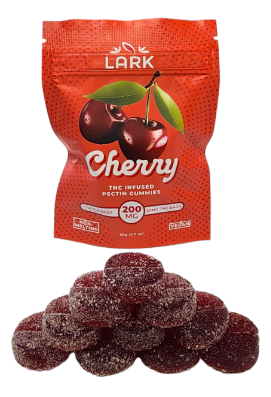 Photograph of product: 20mg Gummies: Lark Pectin - Cherry (10 pack) - HSE
