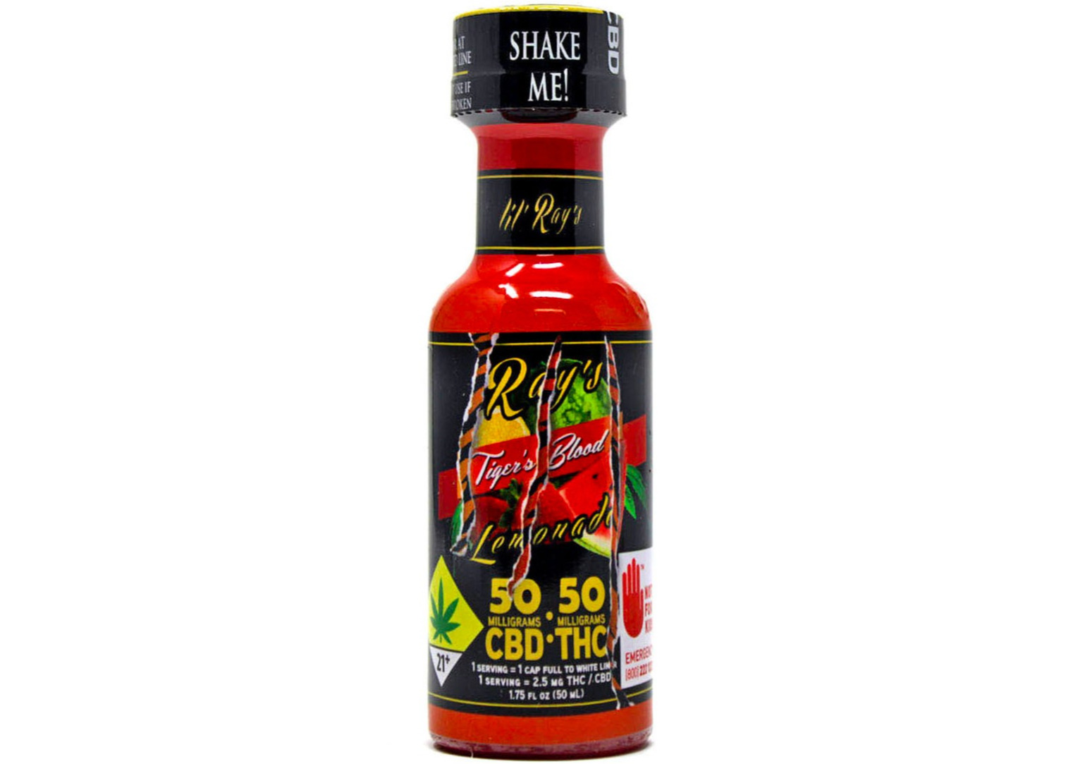 Photograph of product: DTP Lil Rays Tigers Blood Lemonade Hybrid 100mg 25550