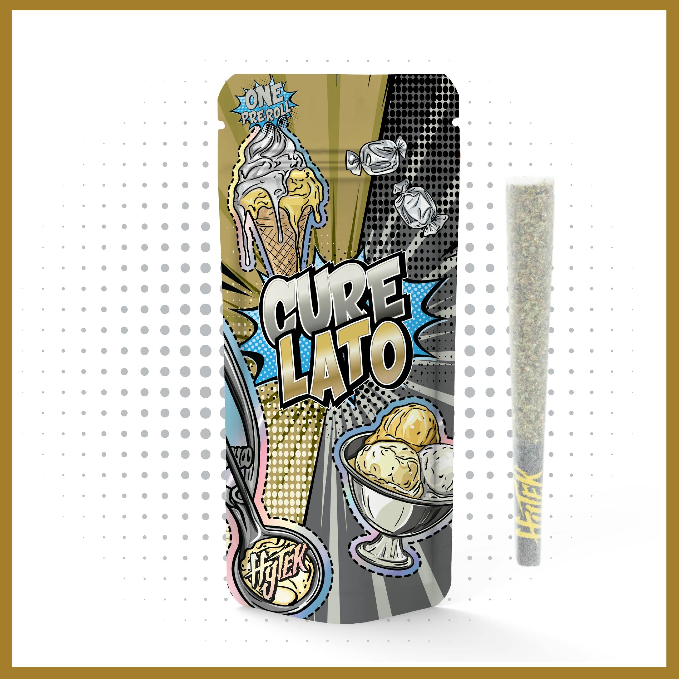 Photograph of product: HYTEK | Preroll | Curelato | 1g