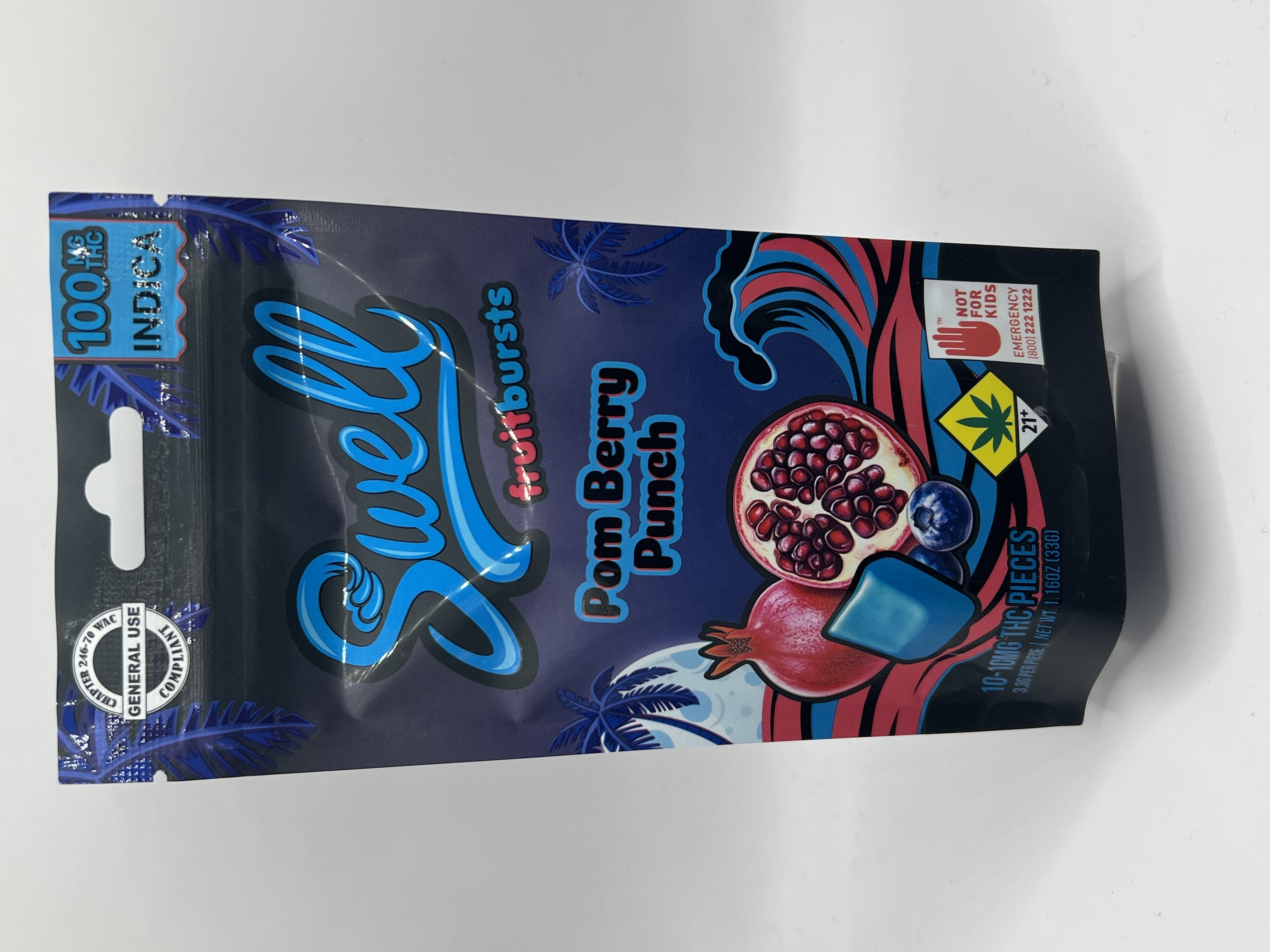 Photograph of product: Fruit Burst - Pom Berry Punch Oui'd 100mg - EDIBLE