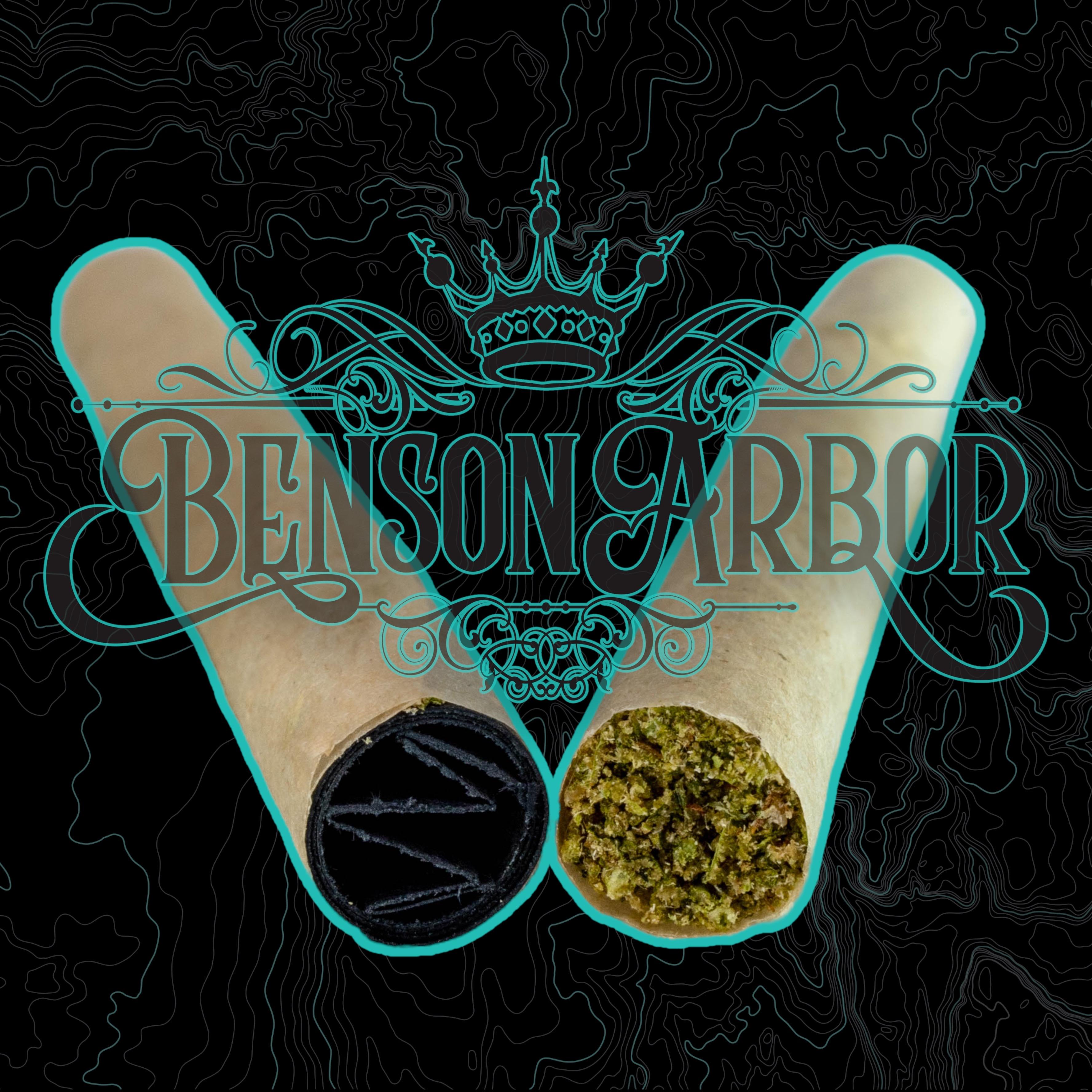 Photograph of product: Benson Arbor I Blueberry Gelato DIAMOND INFUSED pre-roll pack I 2ct