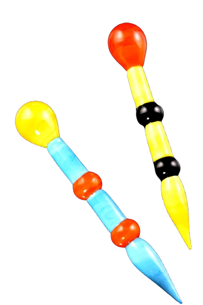 Photograph of product: CRCL | Thick Multicolor Glass Dab Tool (M0423)