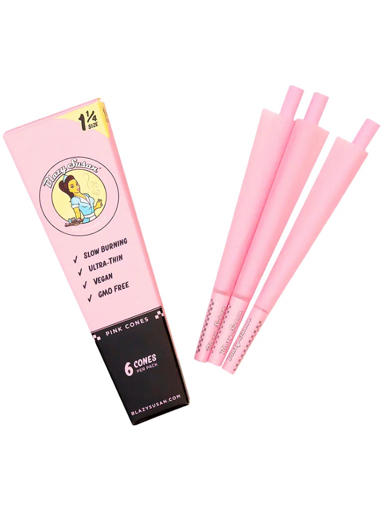 Photograph of product: Blazy Susan - 6ct Cones 1 1/4 - Pink