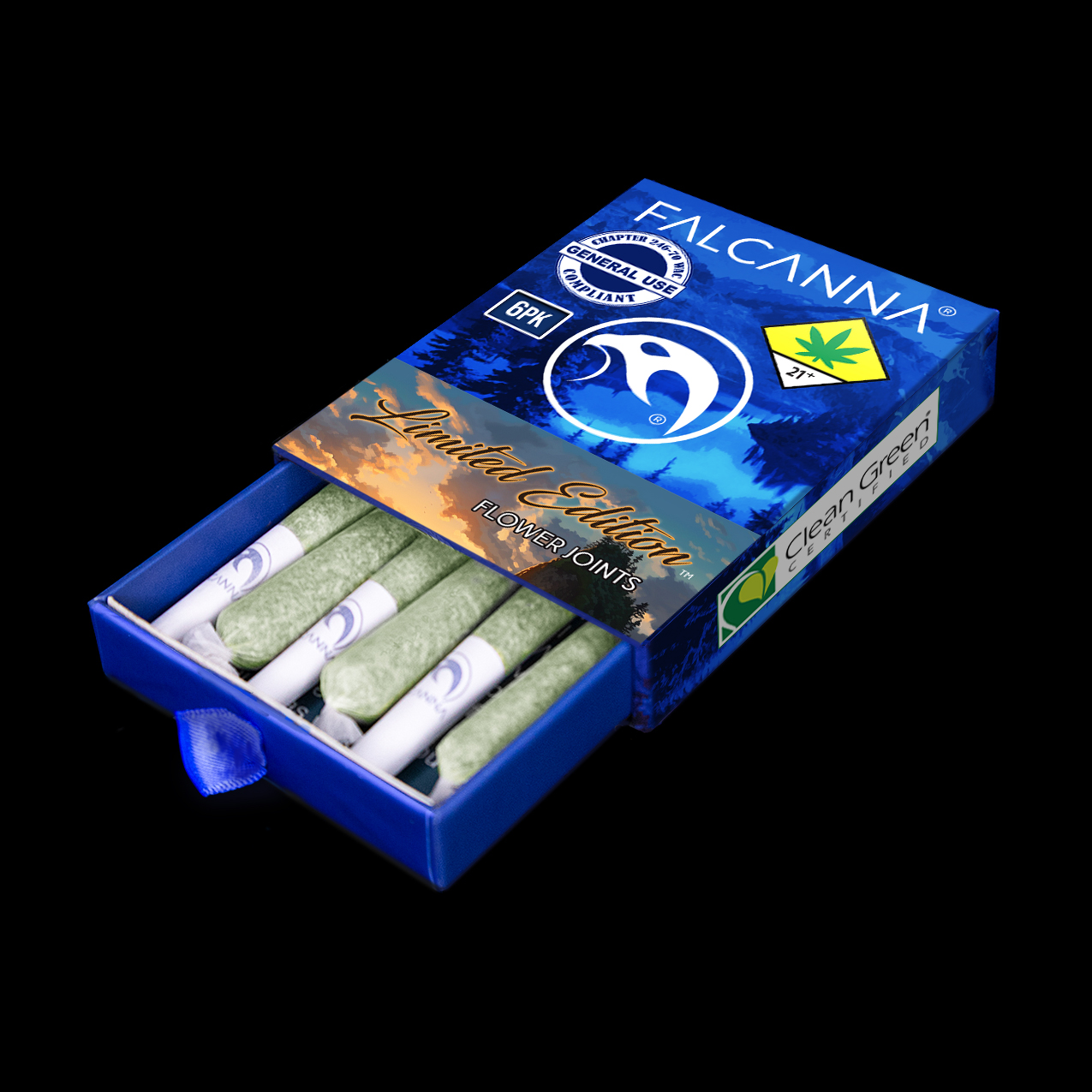 Photograph of product: Pineapples In Space Pre-Roll 6-pack | 3.6g (DOH)