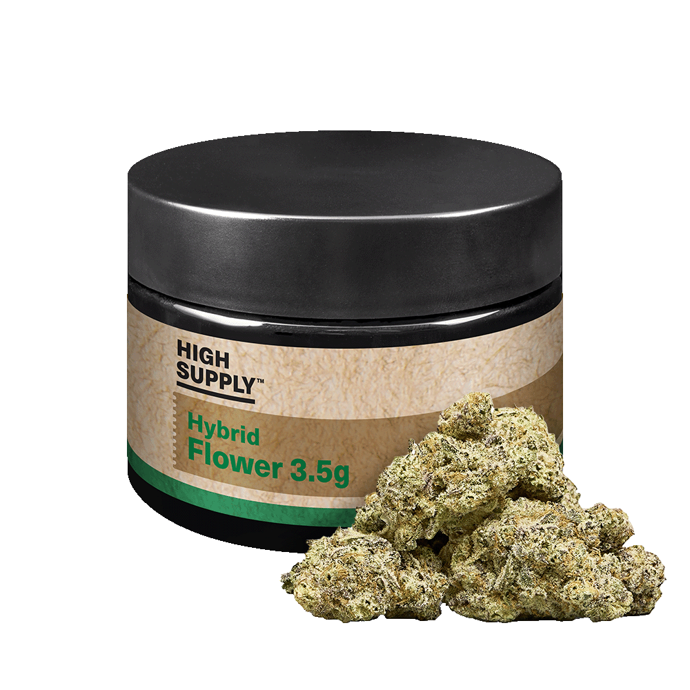 Photograph of product: High Supply | 3.5g Flower | Double Rainbow