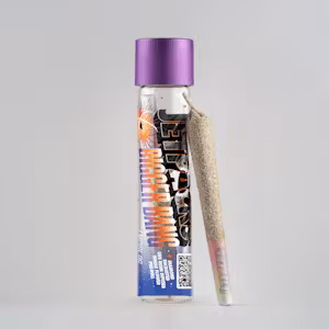 Photograph of product: JetPacks | Big Bang | Empire OG | Live Resin Diamond Infused Pre-Roll | 1g