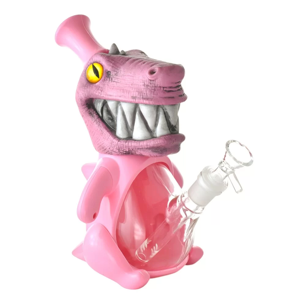 Photograph of product: 9" Dinosaur Kala Water Pipe | Pink