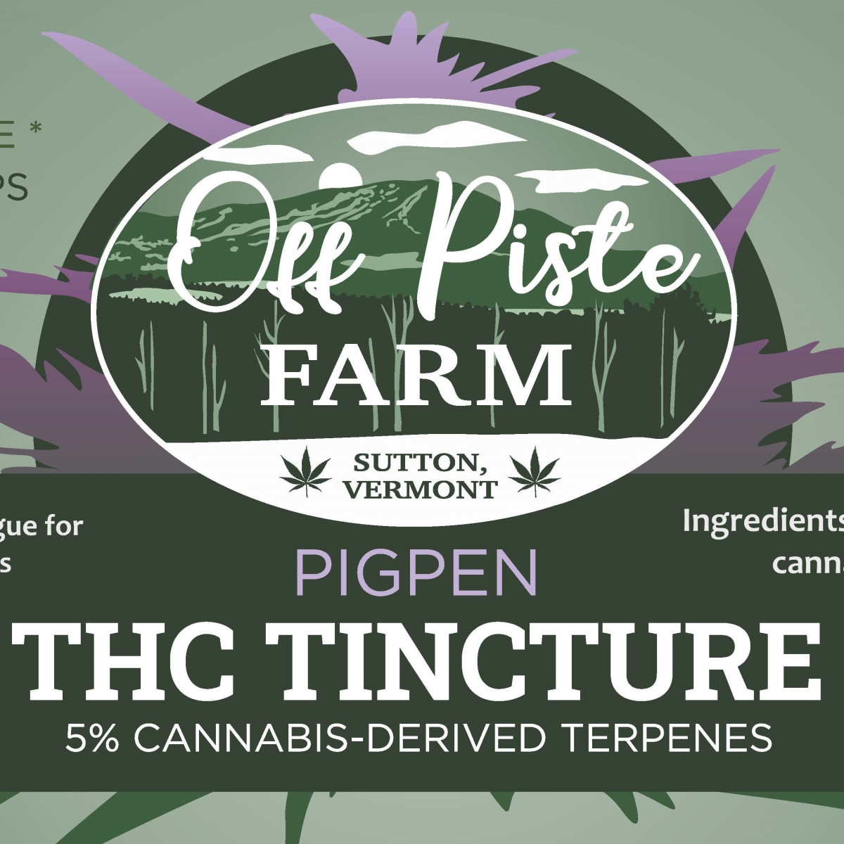 Photograph of Product: Off Piste 100mg Ticture