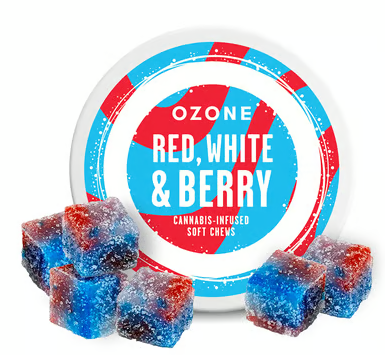 Photograph of product: Red, White, and Berry | 100mg