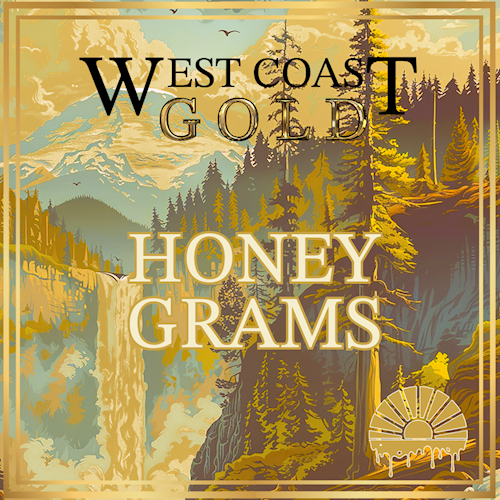 Photograph of product: Pine Bomb - Honey Grams by West Coast Gold