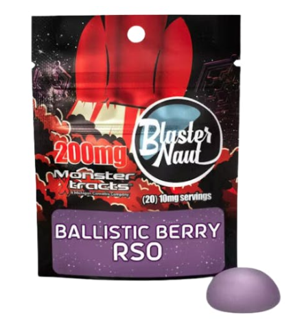 Photograph of product: Monster X - RSO Blasternuat Ballistic Berry 200mg Single