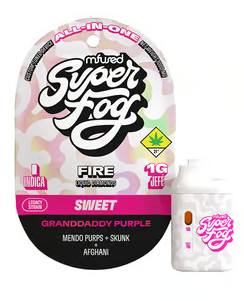 Photograph of product: FIRE Liquid Diamonds Jefe Disposable Granddaddy Purple