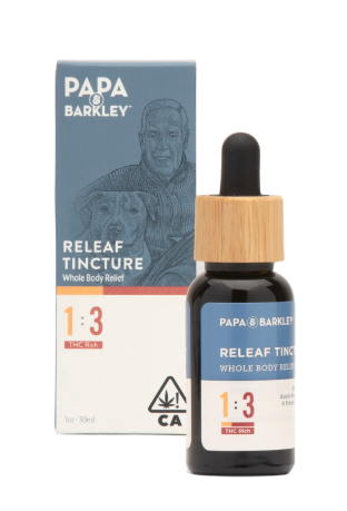 Photograph of product: Releaf Tincture 1:3 CBD:TH-oui | 30ml