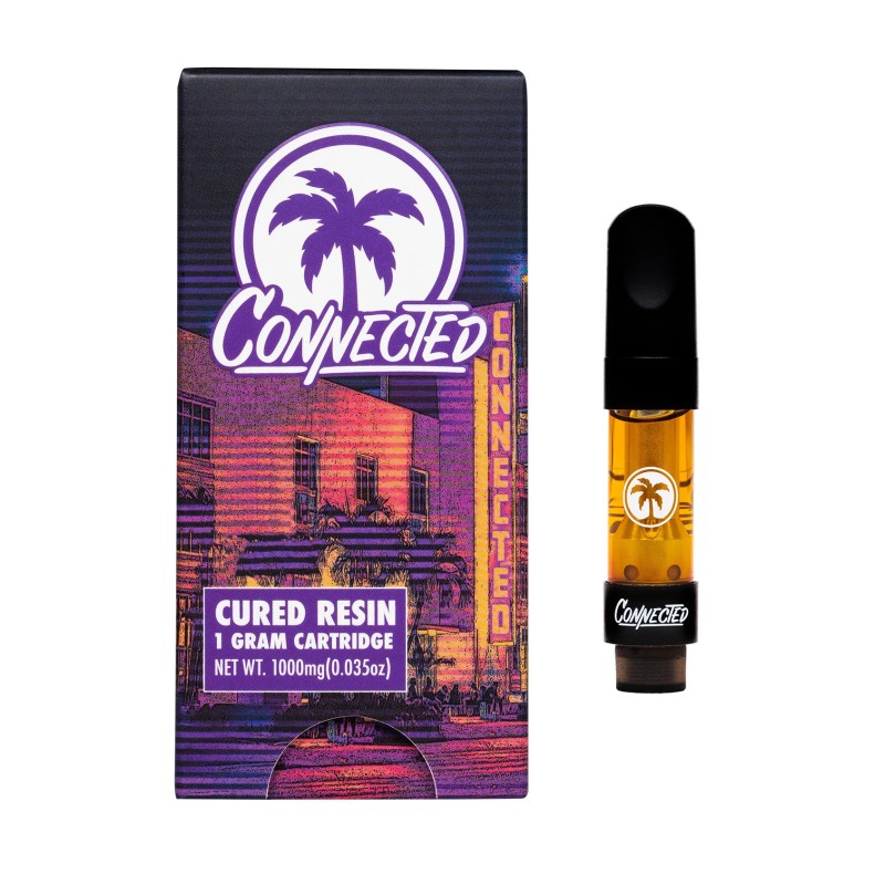 Photograph of product: CONNECTED: CHERRY FADE 1G CURED RESIN CART