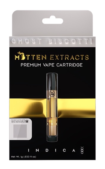 Photograph of product: Mitten Extracts - Cartridge - Ghost Biscotti