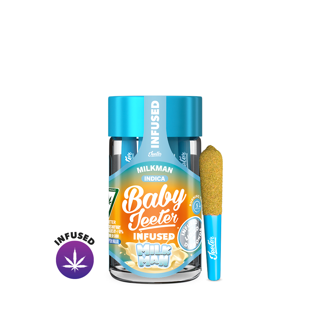 Photograph of instaPanelPhoto: 0.5G MILKMAN BABY JEETER INFUSED 5 PACK