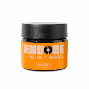 Photograph of product: Encore Gummies (100mg CBD:100mg TH-oui) 1:1 10ct Mandarin