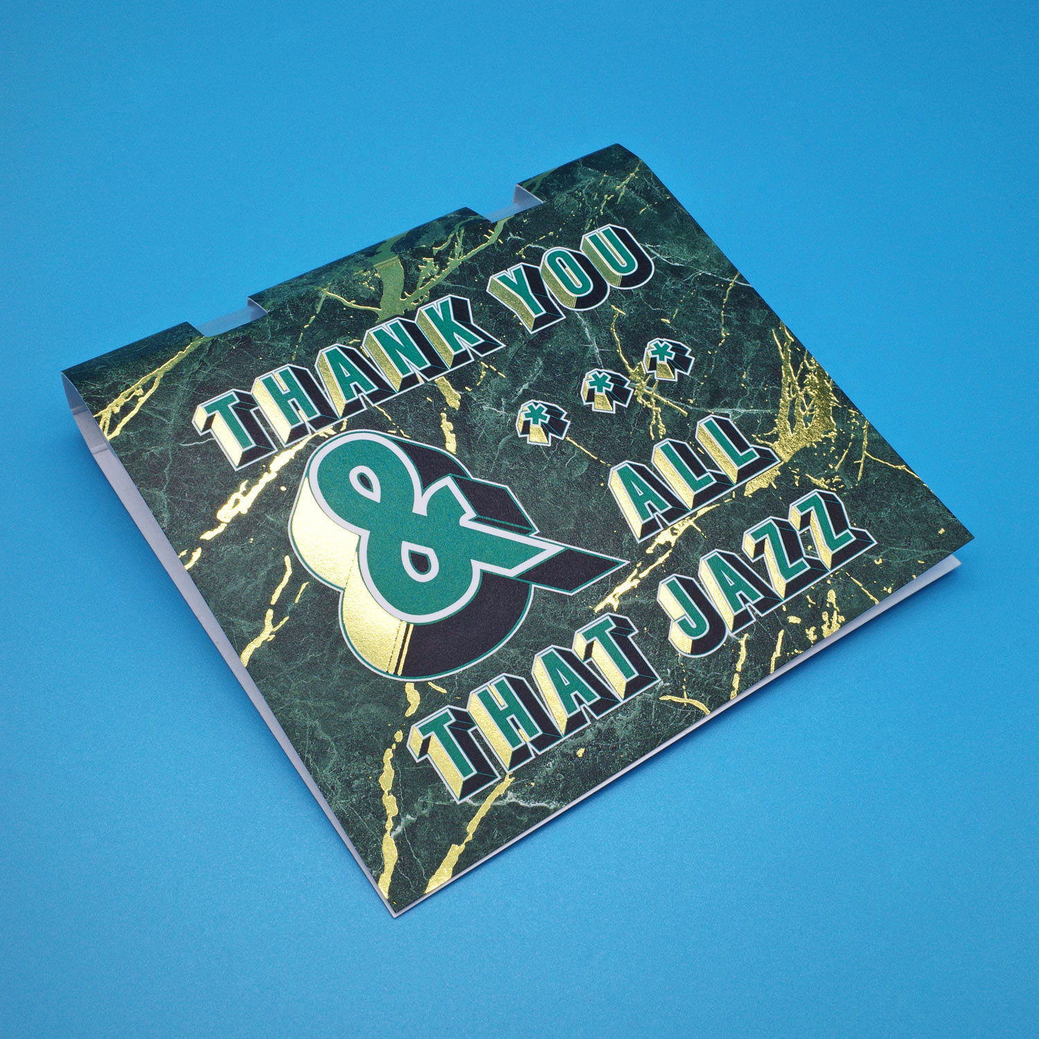 Photograph of product: Puff Cards | Thank You & All That Jazz