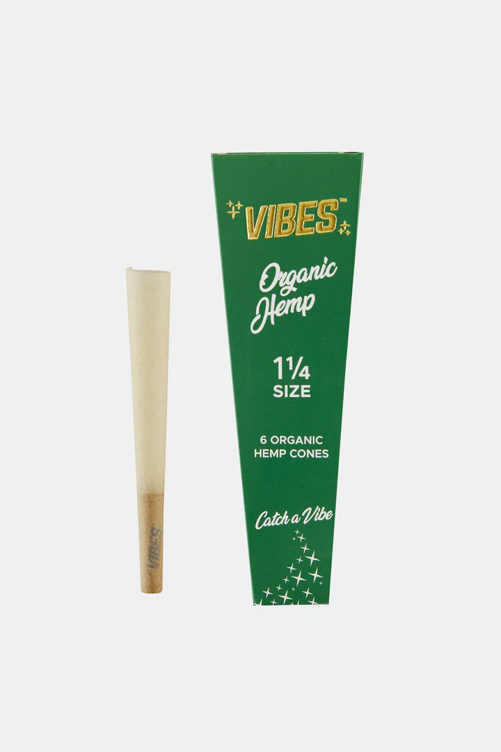 Photograph of product: Vibes - 1 1/4" Coffin Cones - Organic Hemp