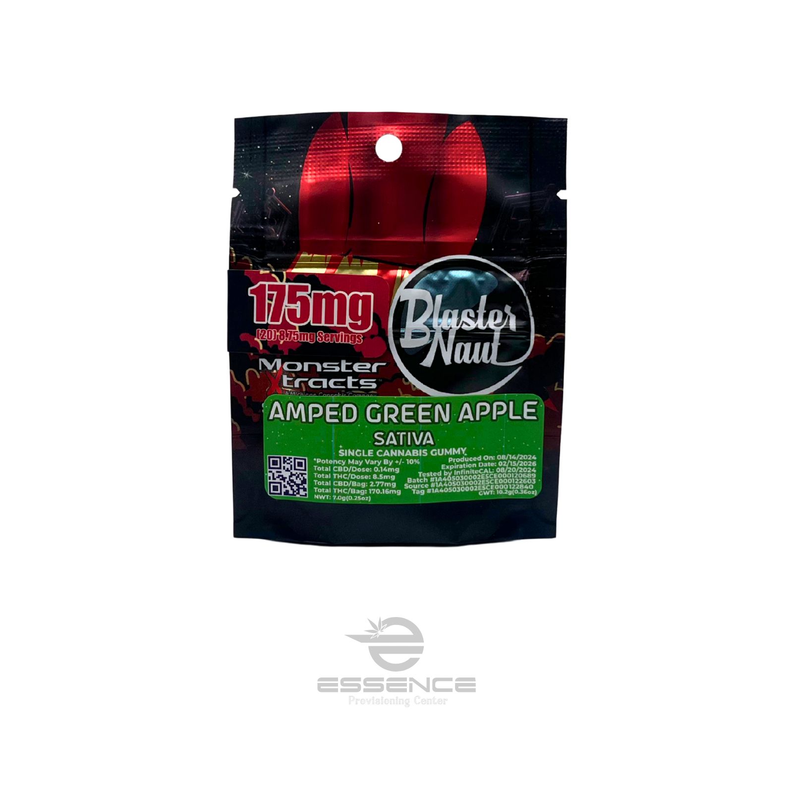 Photograph of product: Monster Extracts - Amped Green Apple - Oui'd