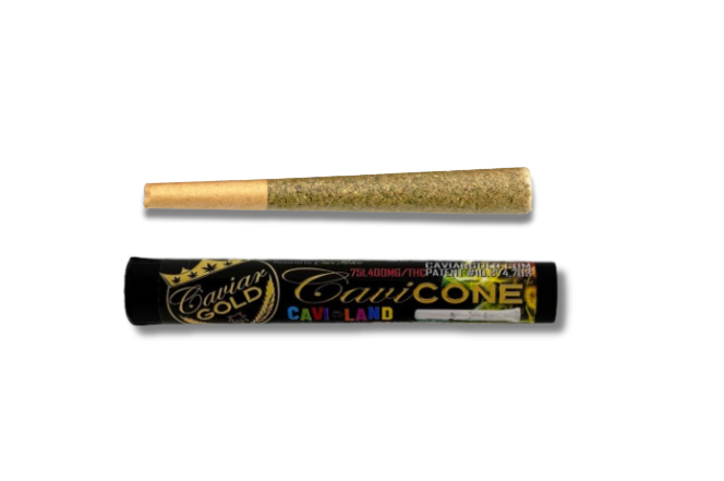 Photograph of product: CAVI LAND | CAVI CONE INFUSED PREROLL | 1.3G