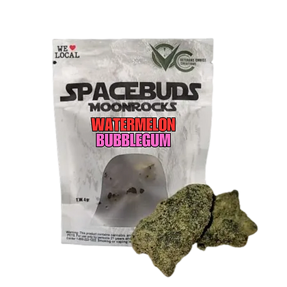 Photograph of product: Spacebuds Watermelon Bubblegum Moonrocks 4g
