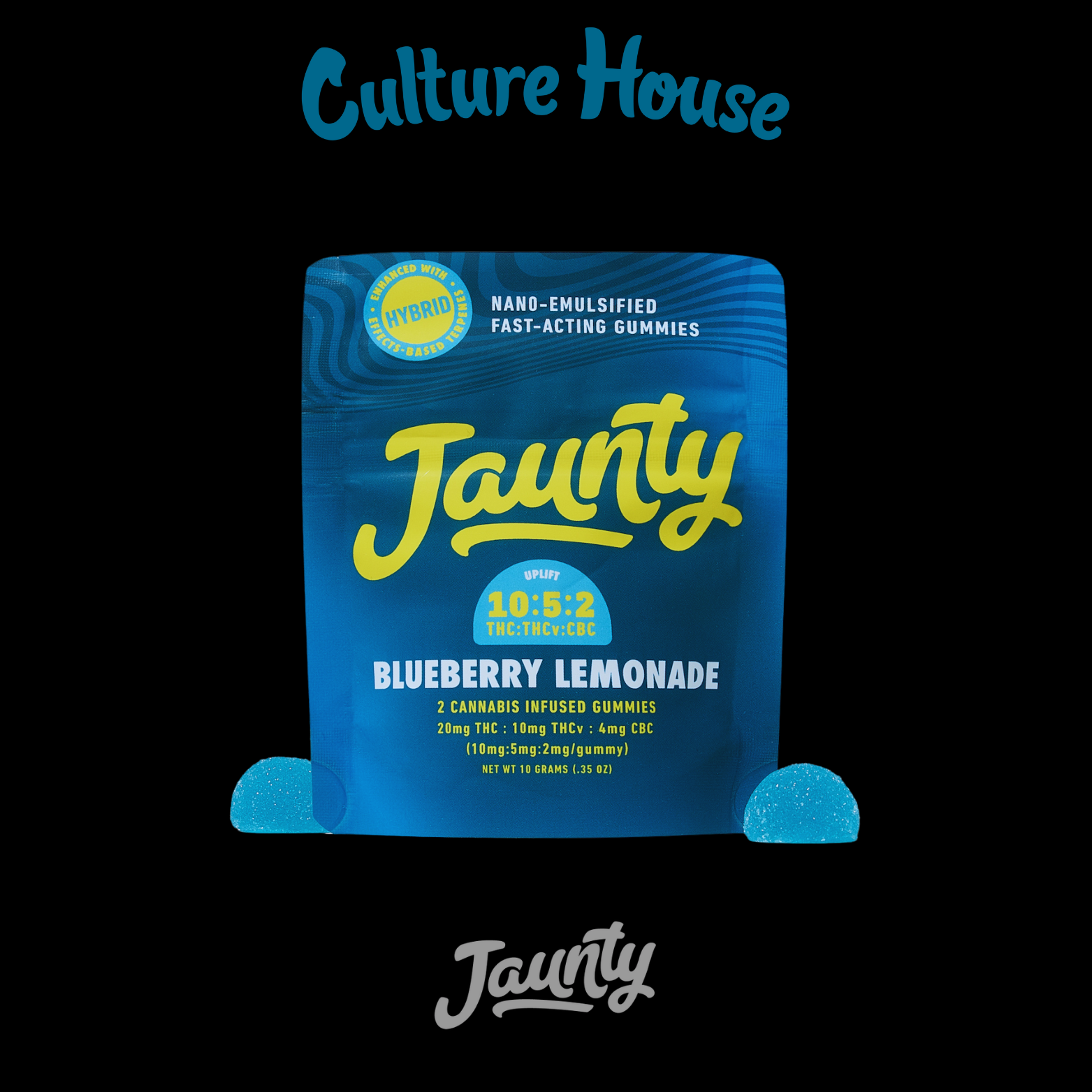 Photograph of product: Jaunty | Blueberry Lemonade | 10:5:2 | 20mg