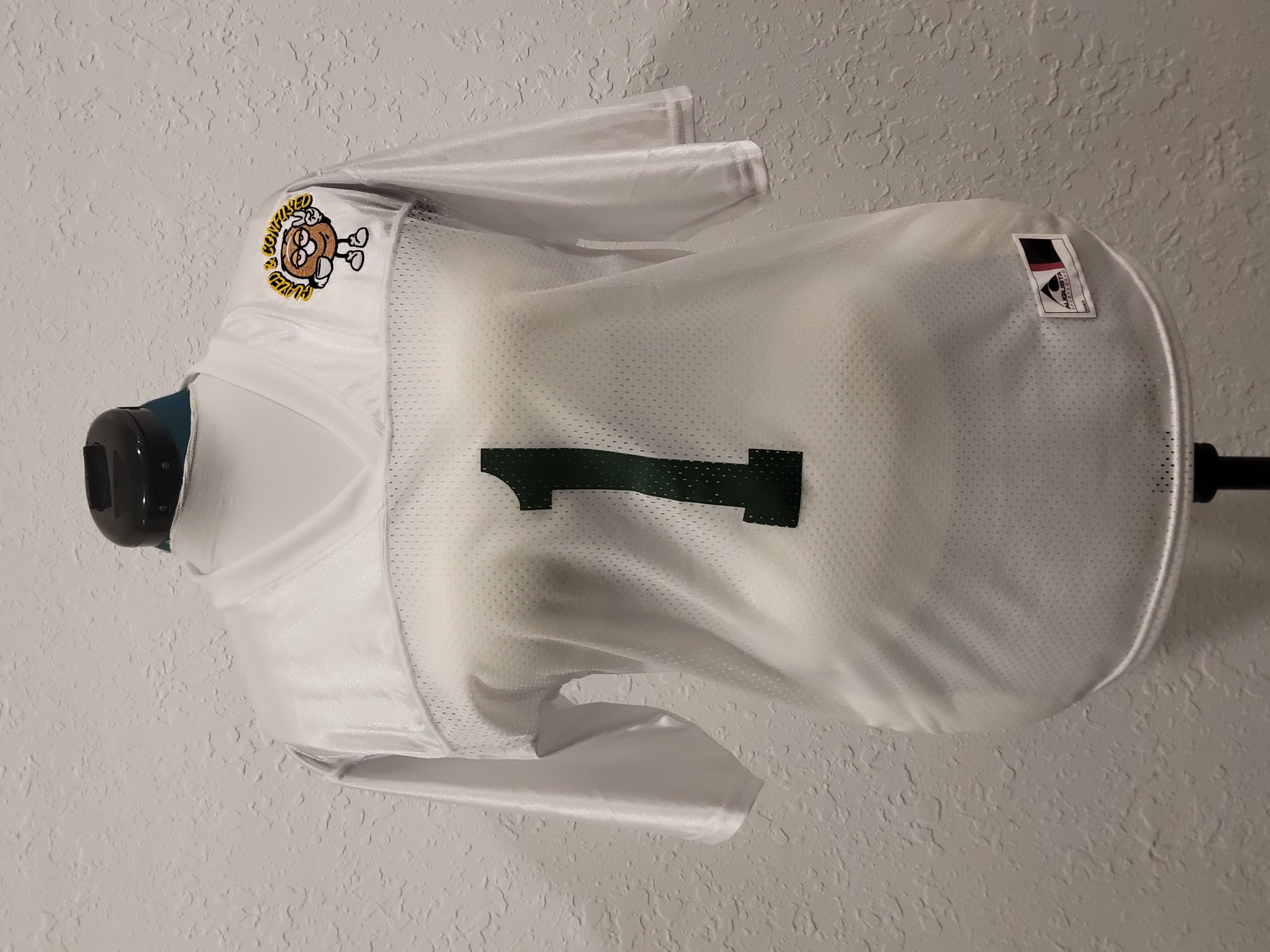 Photograph of product: Glazed Gear - Jersey - White Football - XXXL