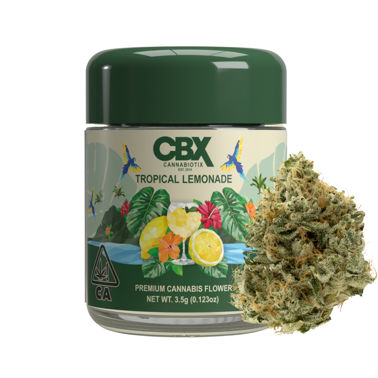 Photograph of product: CANNABIOTIX FLOWER - TROPICAL LEMONADE 3.5G