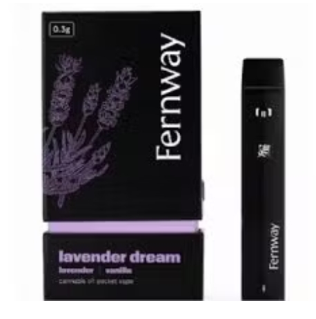 Photograph of product: Fernway Disposable - 0.3g Lavender Dream