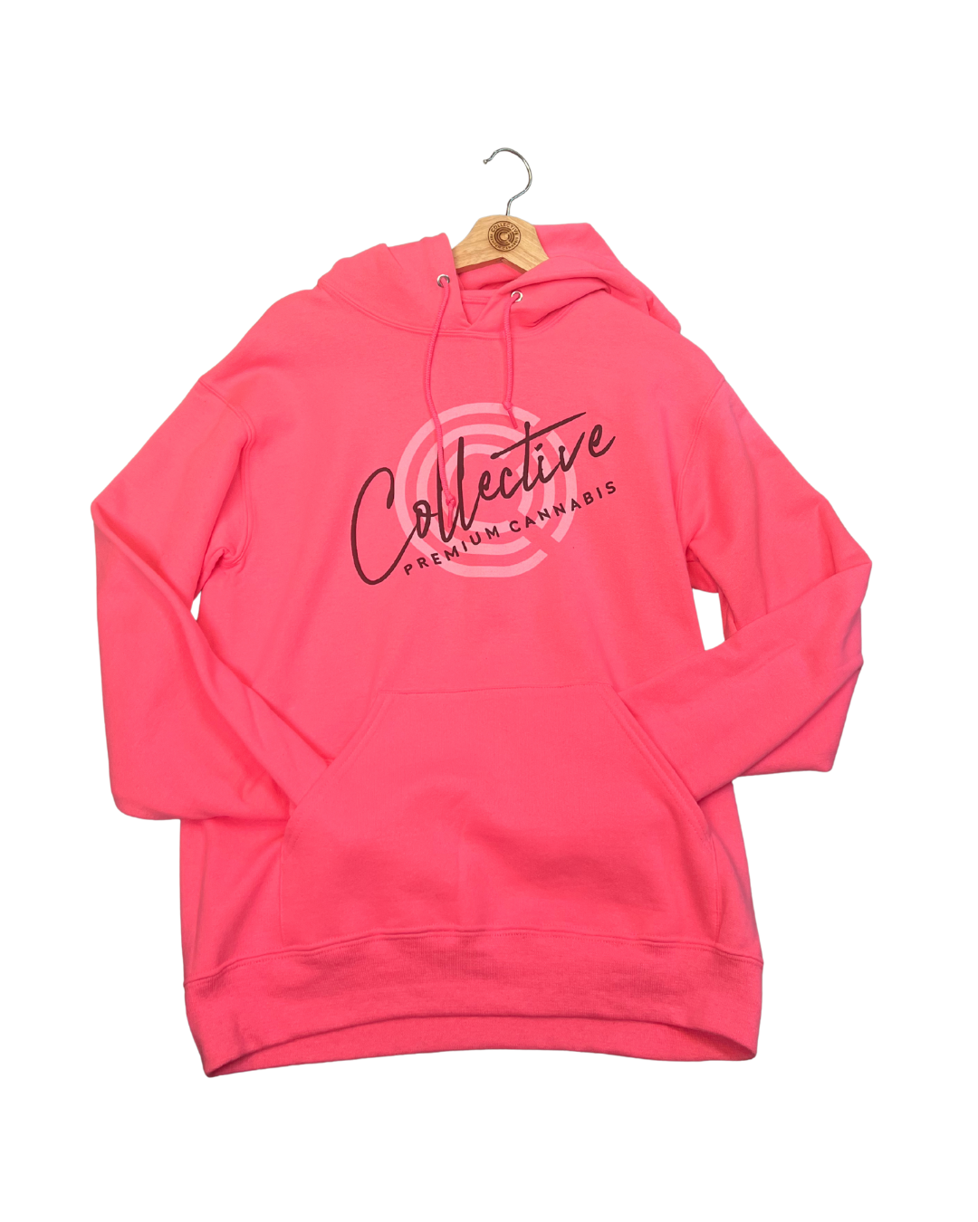 Photograph of product: Neon Pink Collective Hoodie - S
