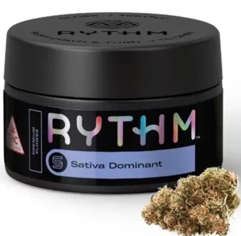 Photograph of product: Popcorn Flower - Tangerine Haze - Rythm - REC - 7g