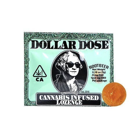 Photograph of product: Dollar Dose - Rootbeer | 5mg