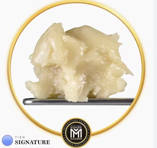 Photograph of product: Master Makers Gush Mints Cold Cure Live Rosin