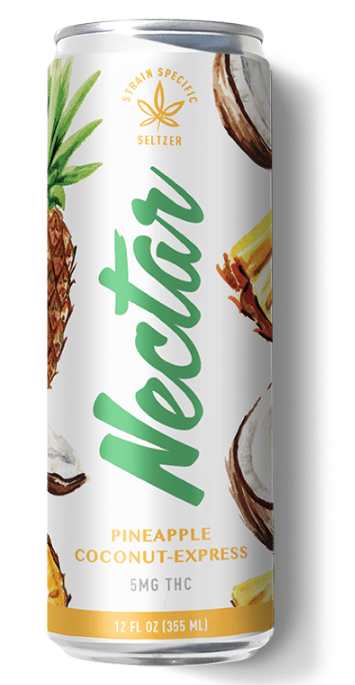 Photograph of product: Pineapple Coconut Express | Seltzer | Single | Nectar