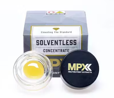 Photograph of product: MPX Concentrate 1g Live Rosin- Purple Milk